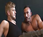 Two Muscled Men Frolic And Fuck On The Bed Porndroids