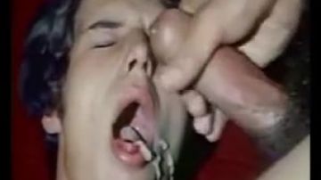 Compilation shows guy's sucking cock and getting cum