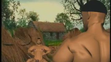 Hentai guys fuck outside