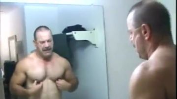 Hot older guy shows body