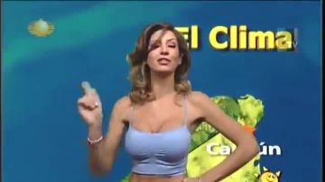 Isabel Madow is a sexy weather girl