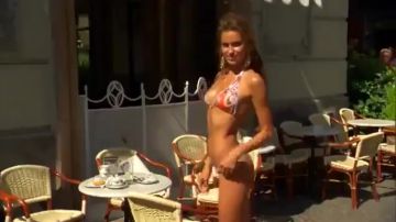 Supermodelo rusa en Italia