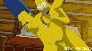 Homer and Marge like you never seen them before