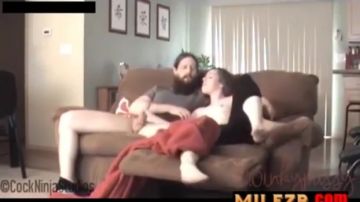Romantic movie arouses dad and he fucks his stepdaughter for relief
