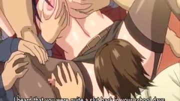Vídeo hentai de una sensual follada grupal
