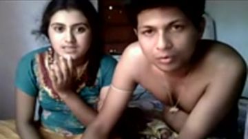 Naughty Bangla teen riding a big cock hard