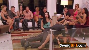 Bisexual MARRIED female fucks lesbian with STRAPON