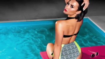 Desafio de punheta com Demi Lovato