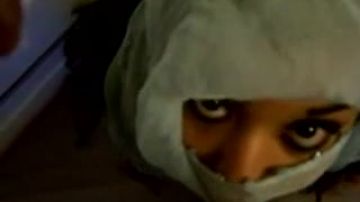 Shy masked Telugu girl