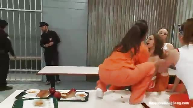 640px x 360px - Lesbian Gangbang in prison