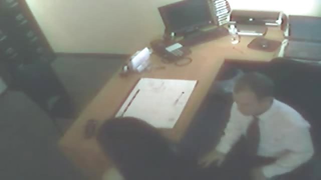 Spy Office Sex - Hidden camera catches them fucking in the office
