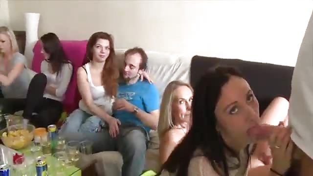 Bachelorette Party Group Orgie - Beautiful home party sex orgy